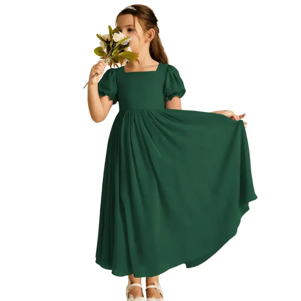 [785167] Vestido Azazie C Verde esmeralda T 12