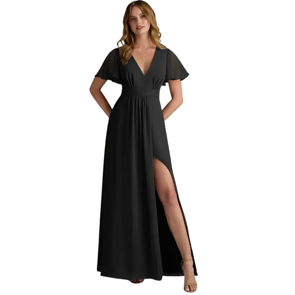 Vestido Azazie C Negro T XL