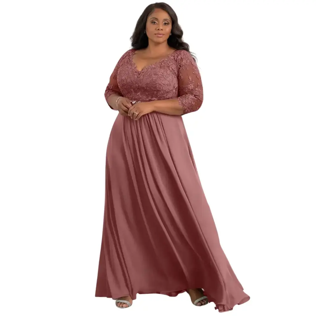 Vestido Azazie C Rosa Desert T 3XL