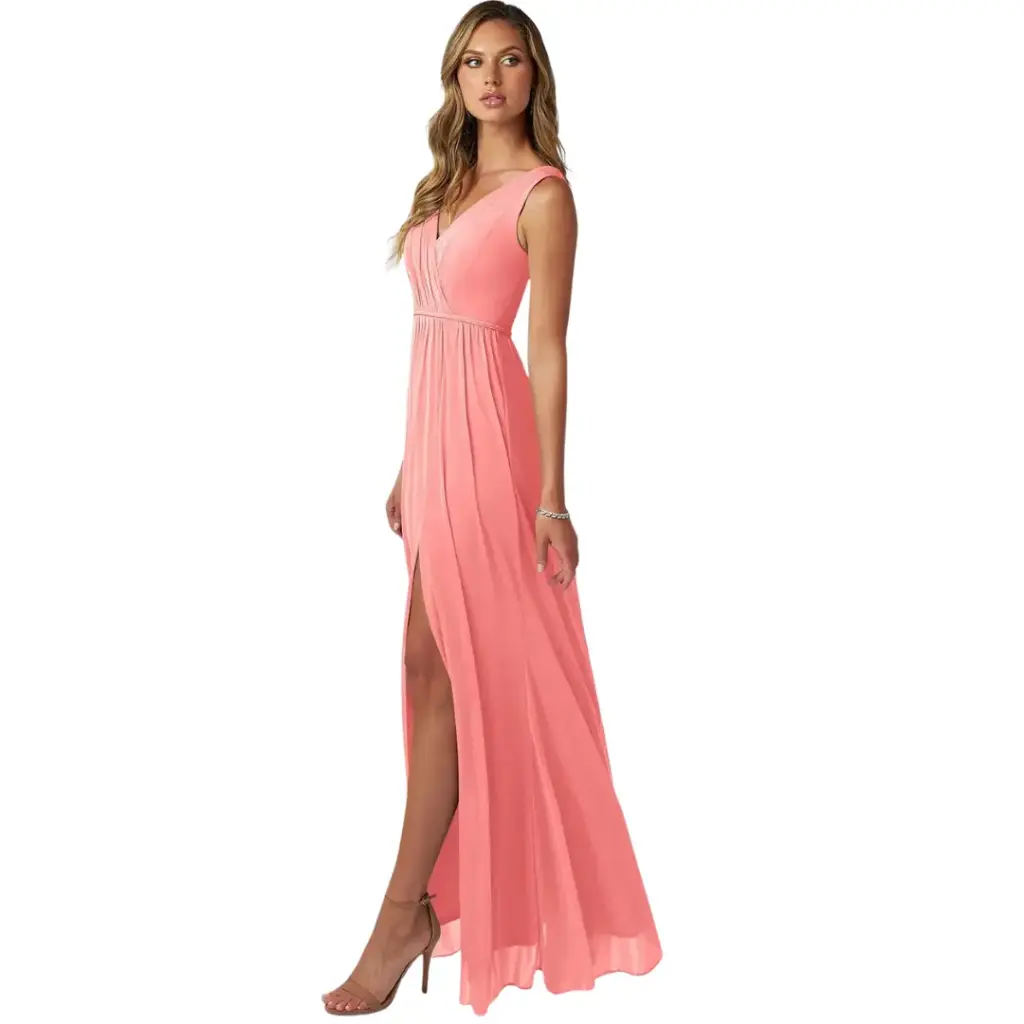 Vestido Azazie C Salmon T XXL