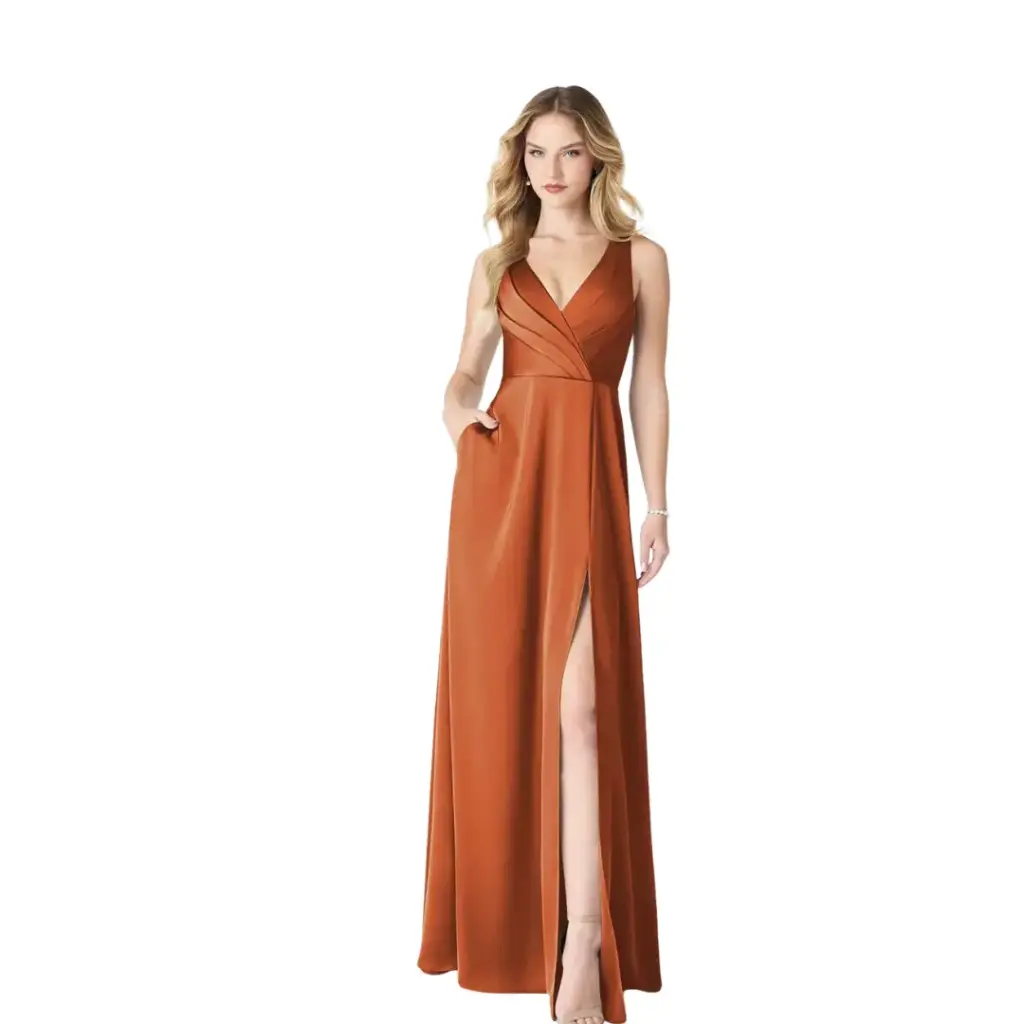 Vestido Azazie C Paprika T S