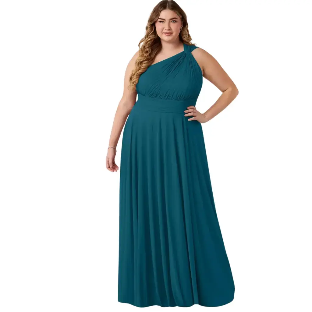 Vestido Azazie C Azul indigo T M