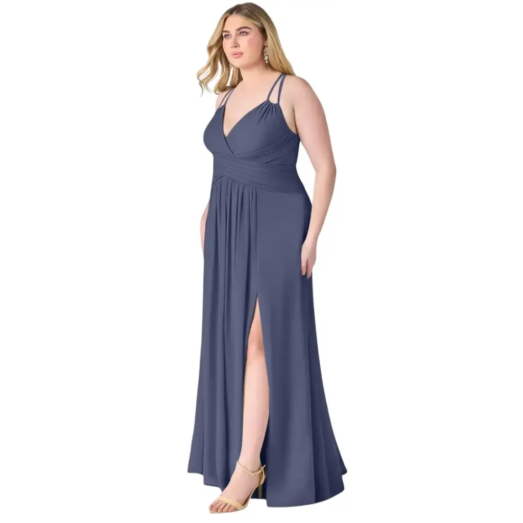 [996525] Vestido Azazie C Azul marino T XL