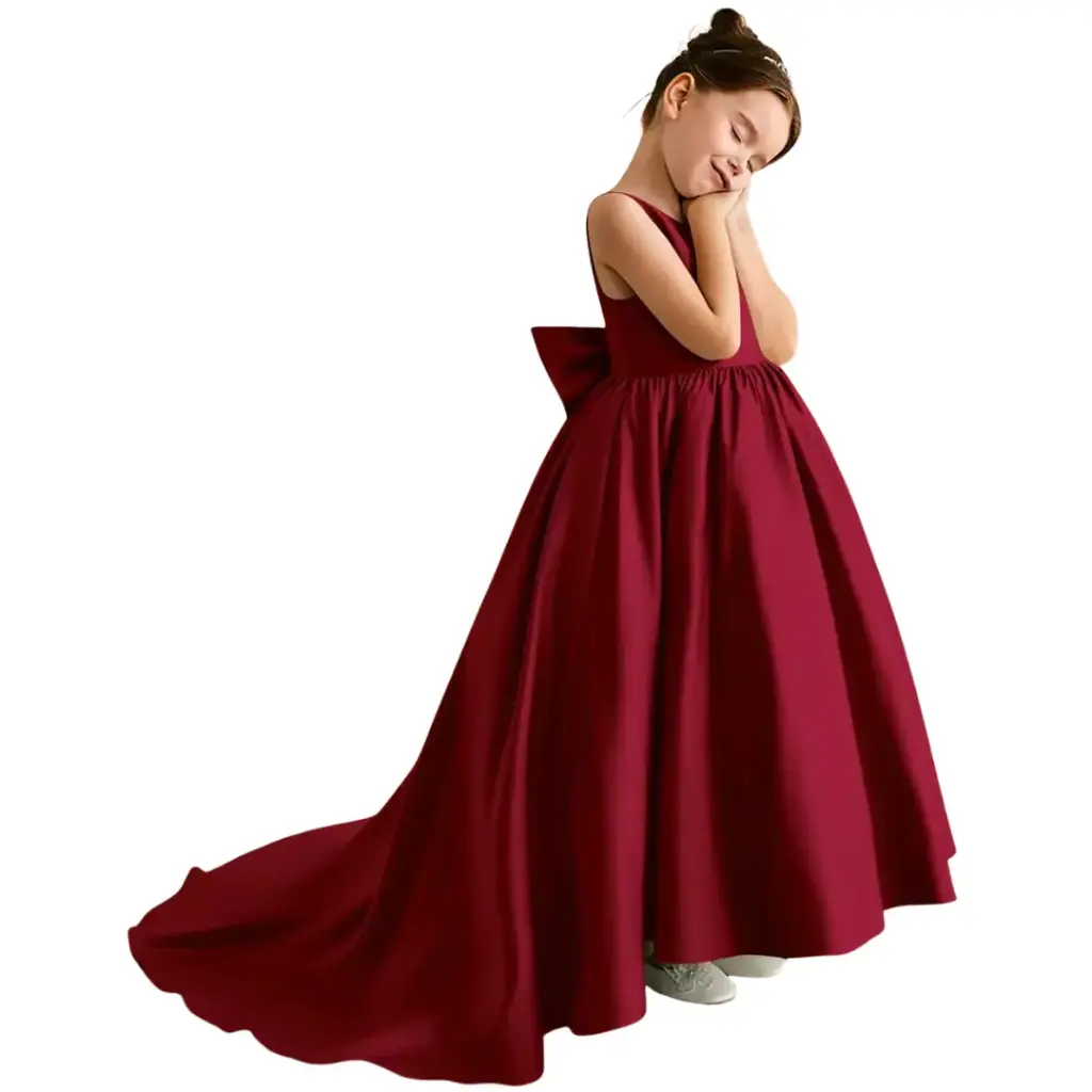 [025455] Vestido Azazie C Vino T 14