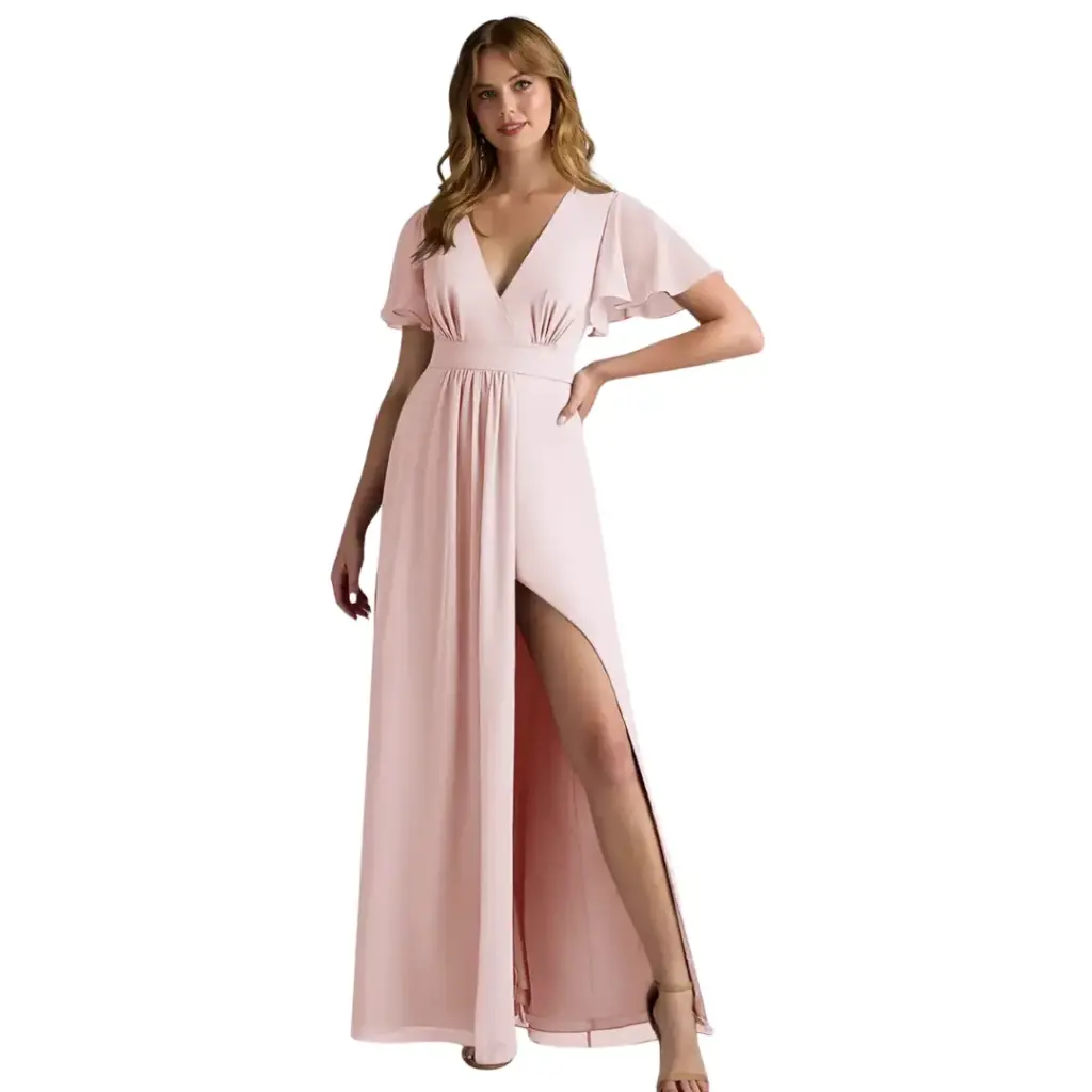 Vestido Azazie C Salmon T XXL