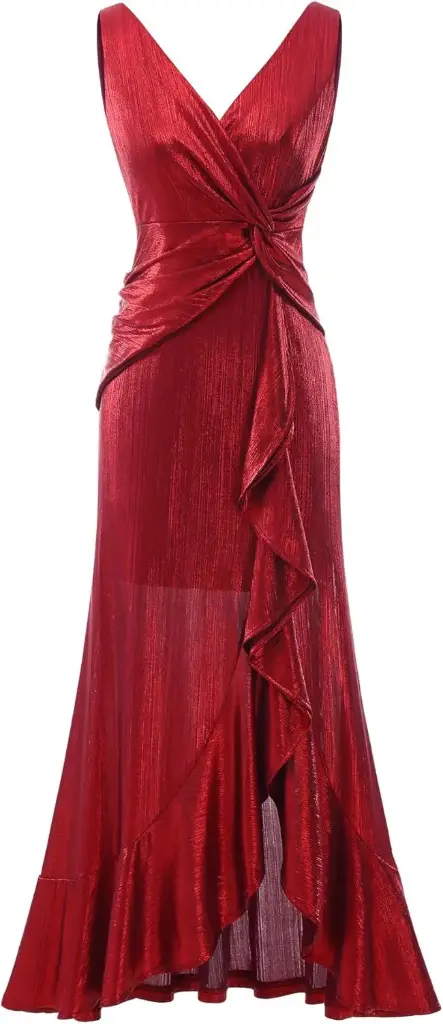 [956647] Vestido Bery Love C Rojo metalico T M
