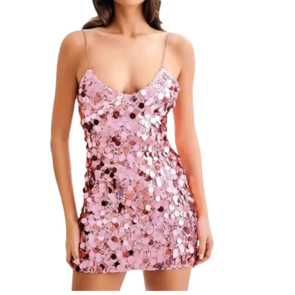 [368602] Vestido de Lentejuelas A New Day C Rosa T S