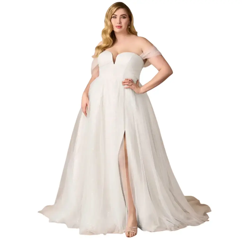 Vestido de novia Azazie C Blanco Diamante T 3XL