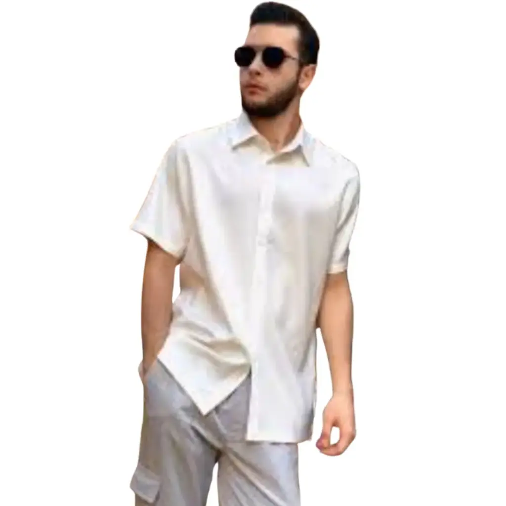 Camisa  Coofandy C Crema T XXL