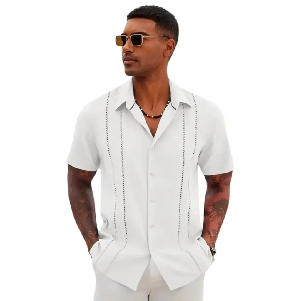 Conjunto tejido Coofandy C Blanco T L