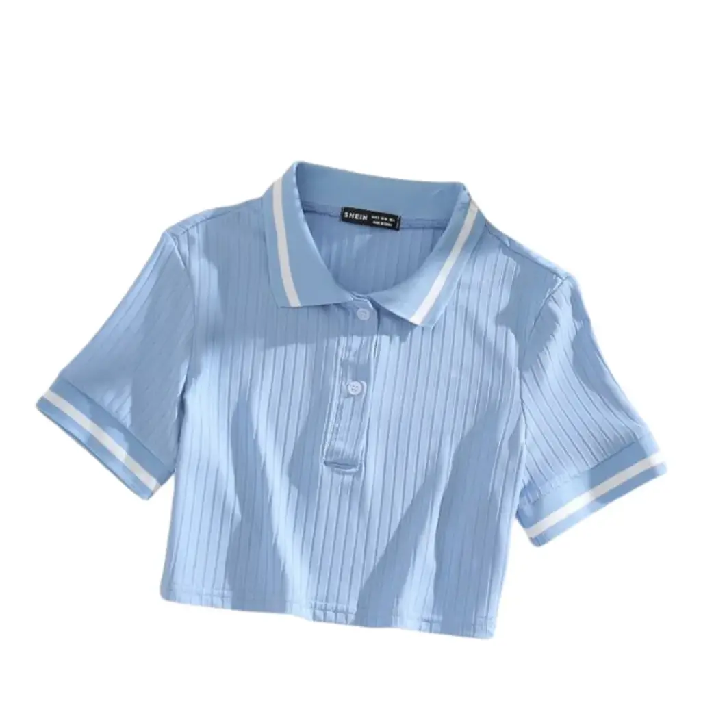 Crop top Shein C Azul T XS