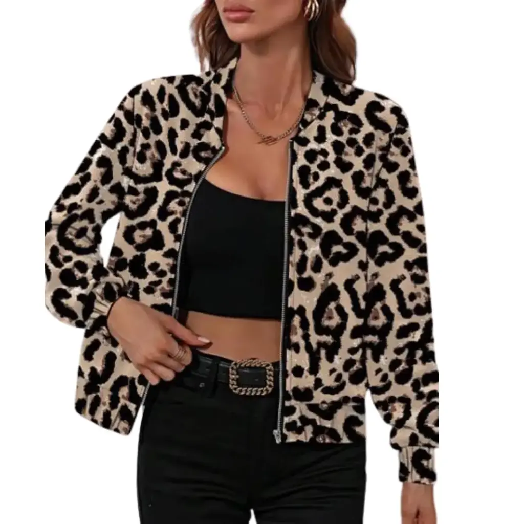 Chamarra Shein C Leopardo T XL