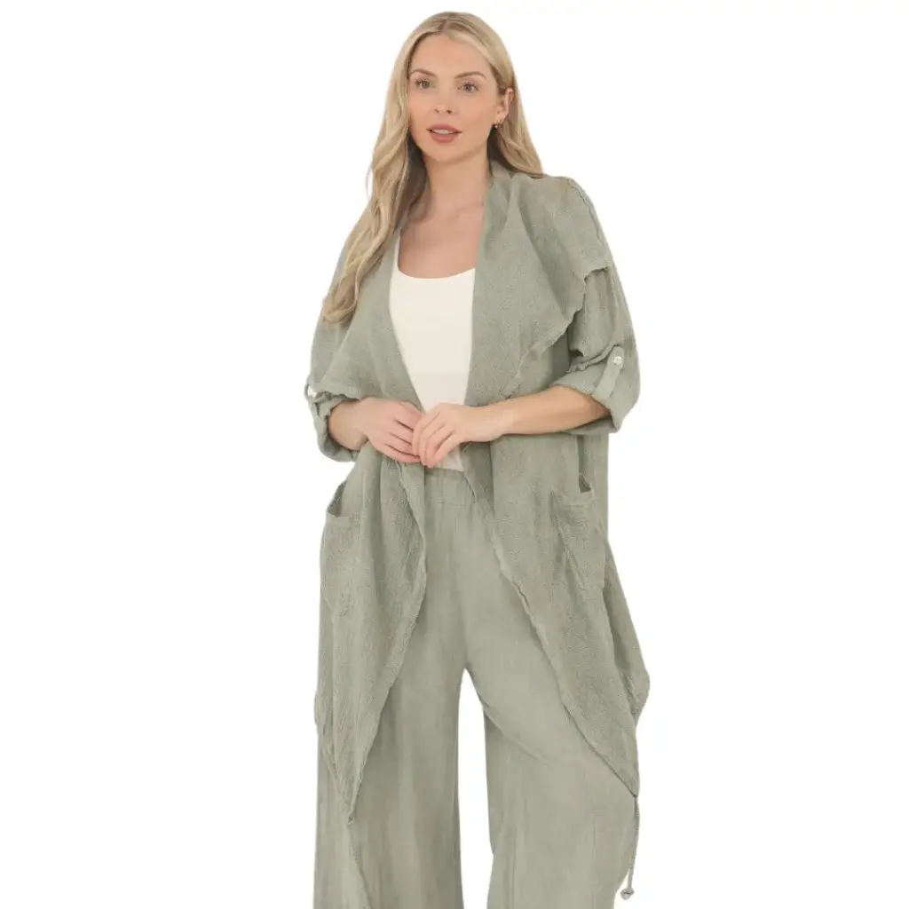 Vestido Shein C Verde aceituna T XL