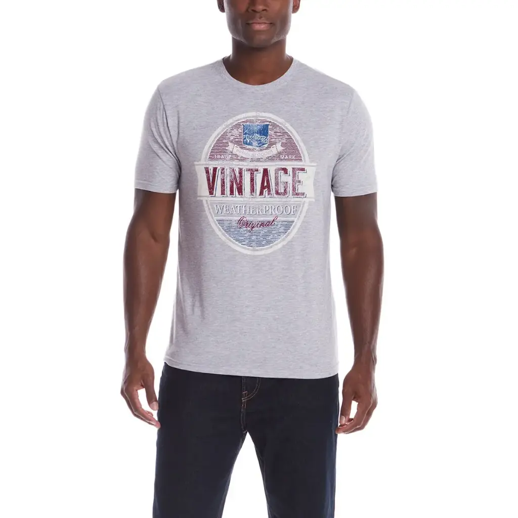 Playera Vintage C Gris T XL