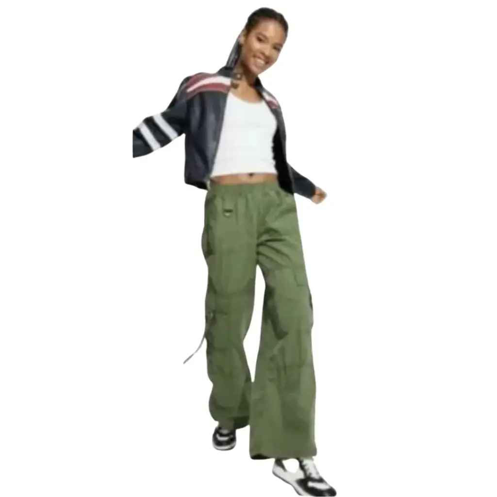 Pantalon Cargo Wild Fable C Verde militar T XS