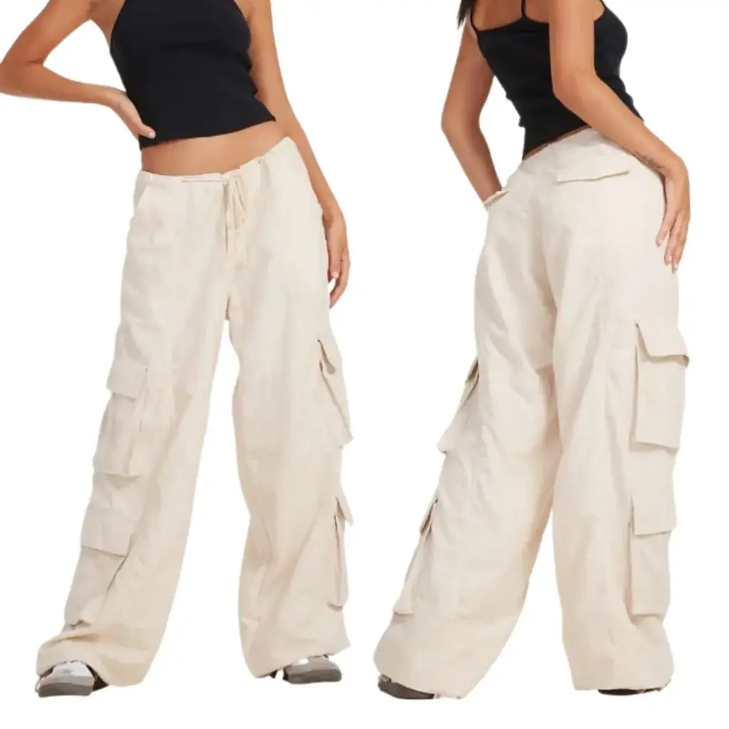 Pantalon Cargo Wild Fable C Crema T L