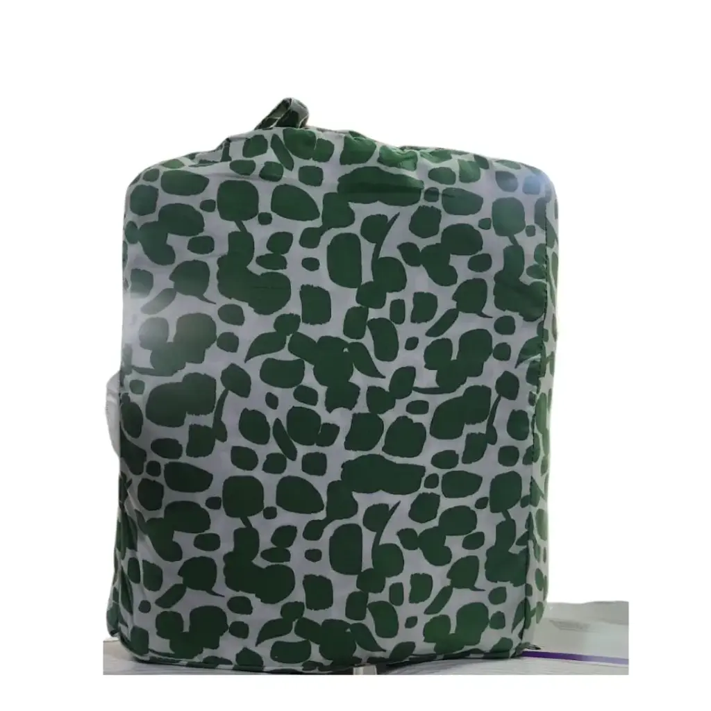 [530543] Sabanas individuales C Blanco manchas verdes