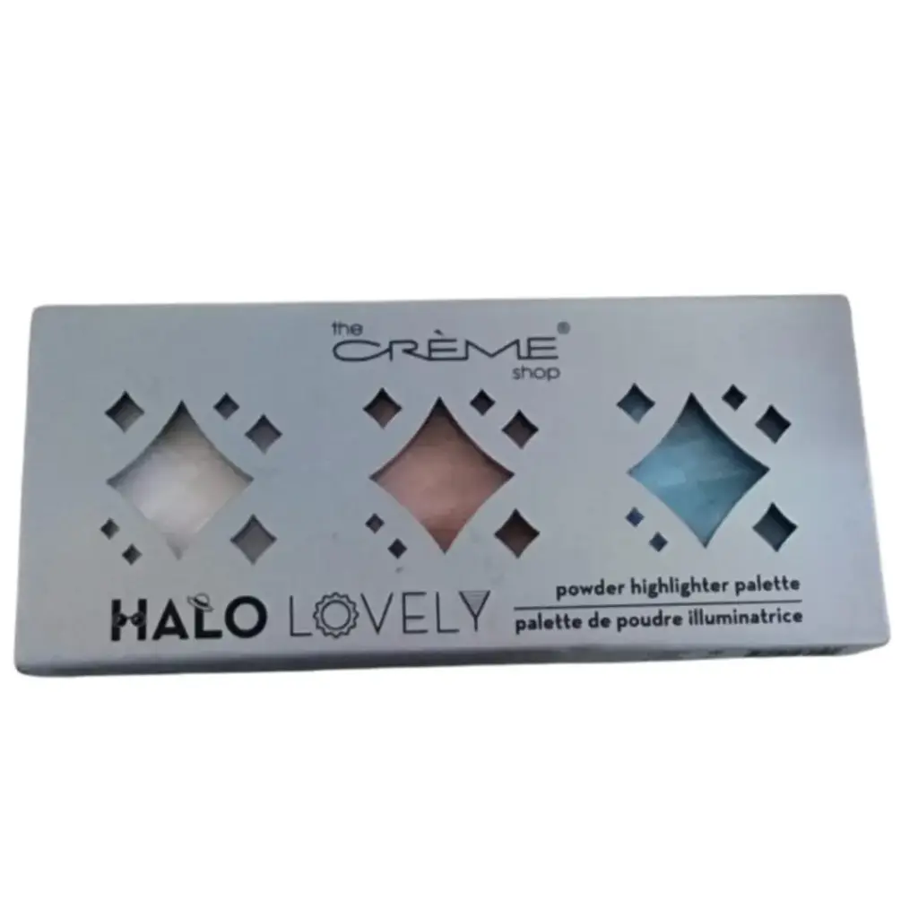 Paleta de iluminadores en polvo Halo Lovely The Creme
