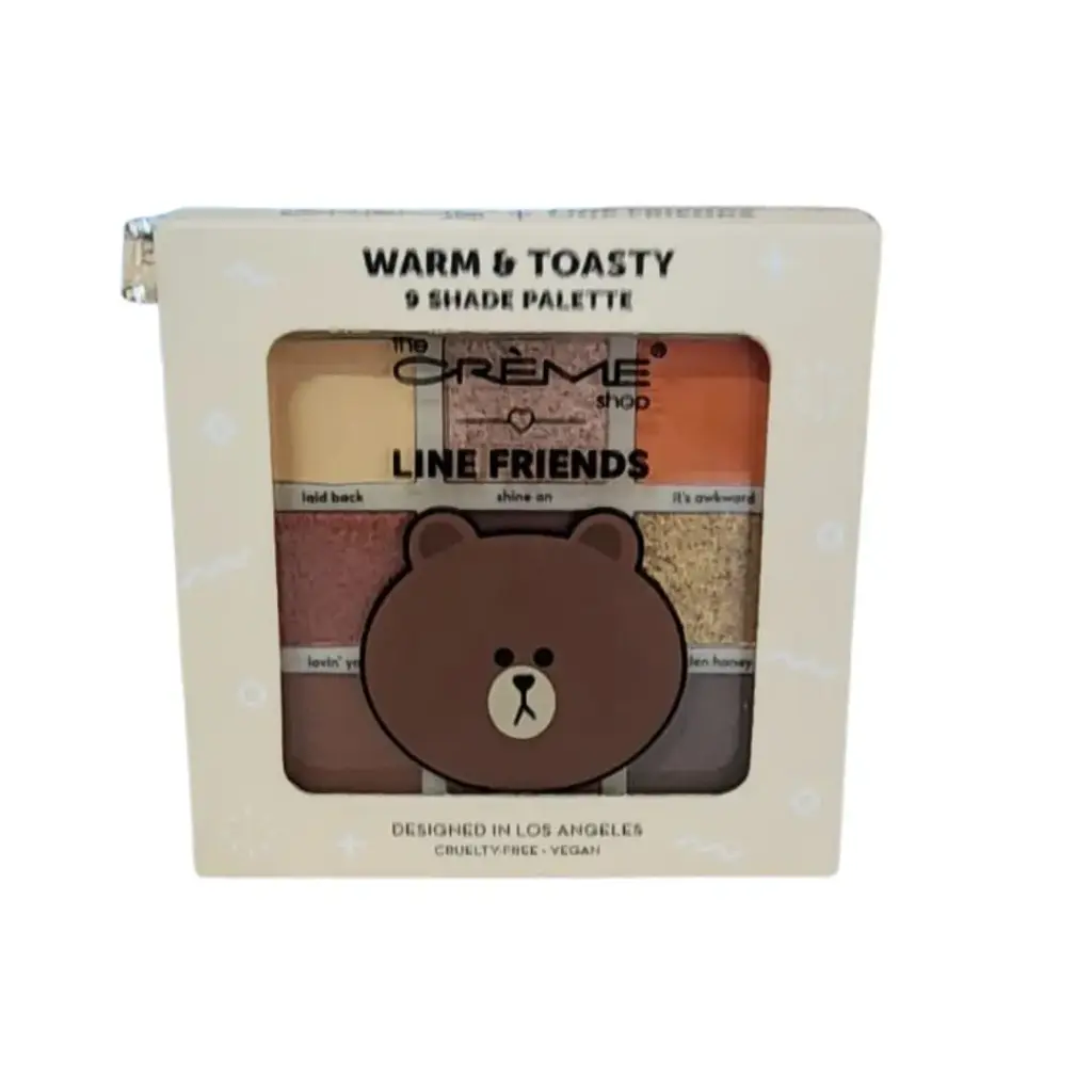Paleta de sombra de ojos Linea amigos  cafe The Creme