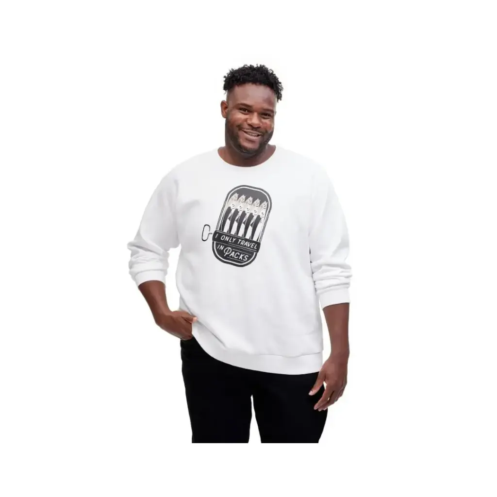 Sudadera The Cuddle collab C Blanco T L