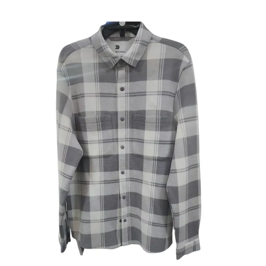 Camisa All in motion C Gris  a cuadros T M