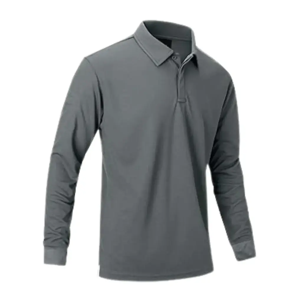 Playera tipo polo Baleaf C Gris rata T XL