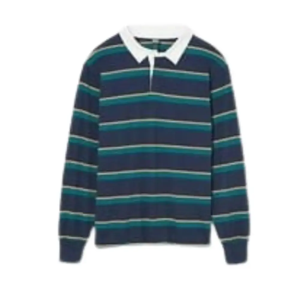 Playera Tipo polo manga larga C Varios colores T L