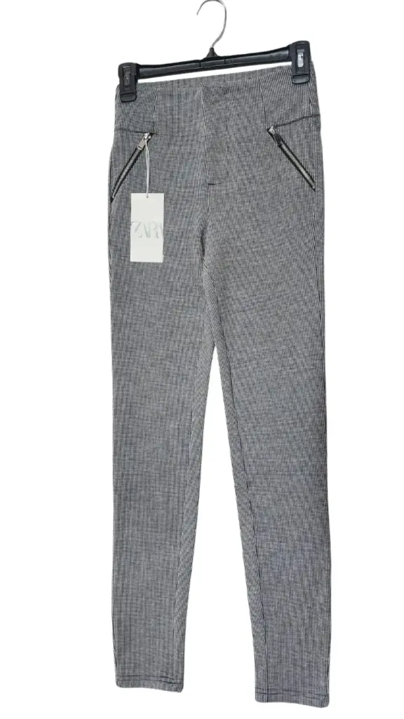 Pantalon Zara C Blanco negro T S