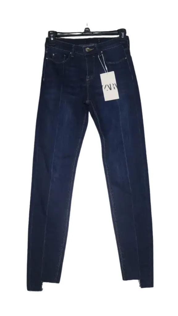 Pantalon de mezclilla Zara C Azul marino T M