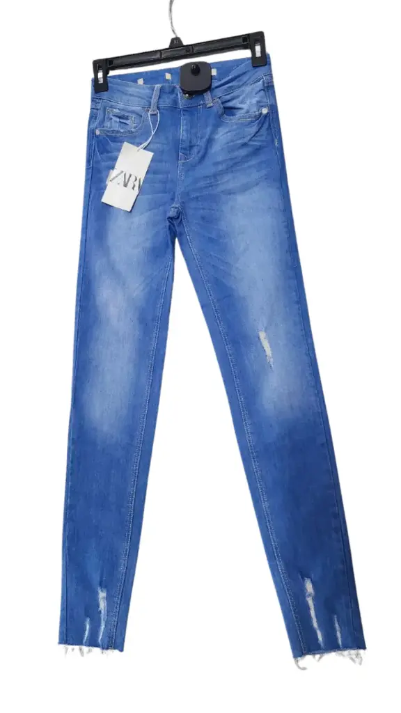 Pantalon de mezclilla Zara C Azul T S