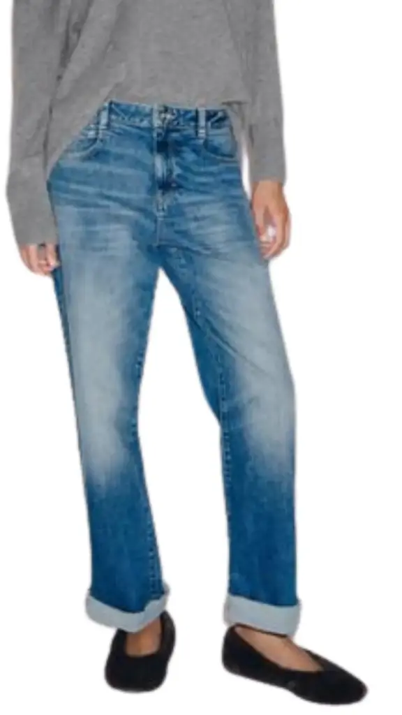 Pantalon de mezclilla Zara C Azul marino T XL