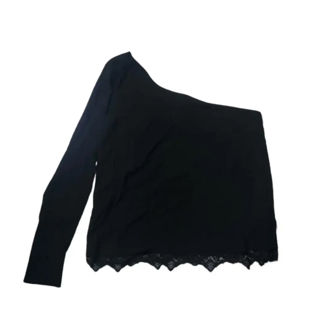 Blusa Zara C Negro una manga T S 