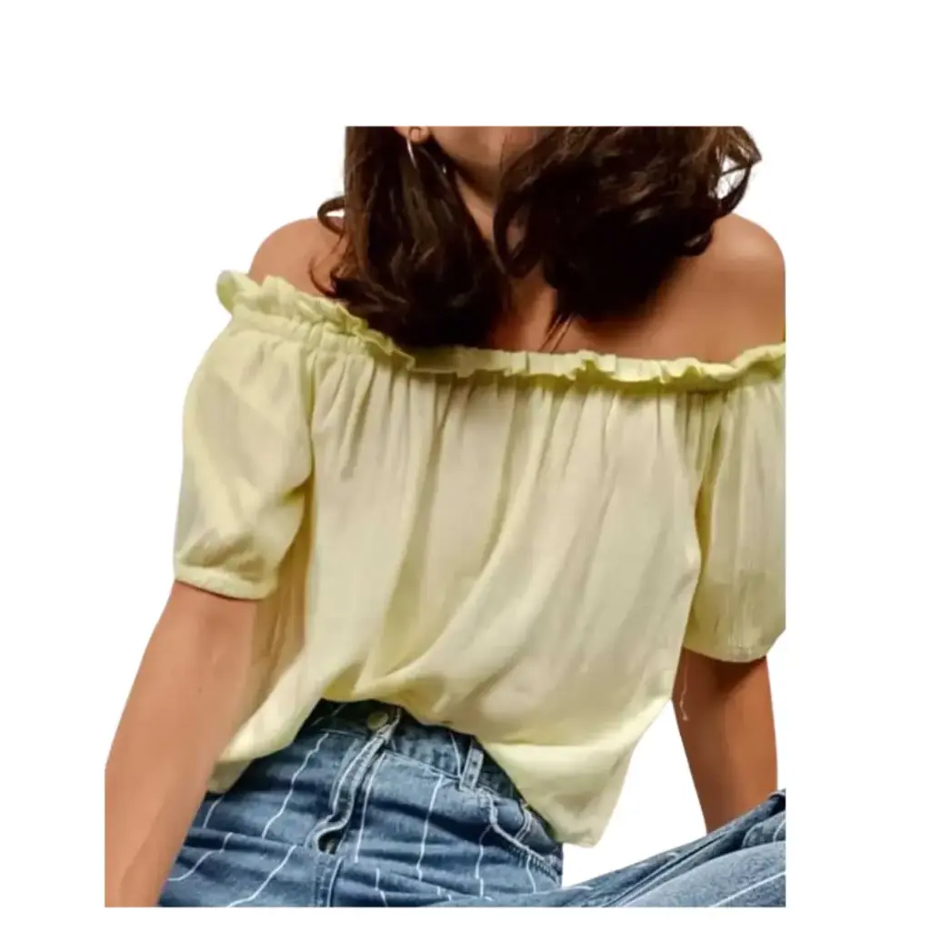 Blusa Zara C Amarillo T S