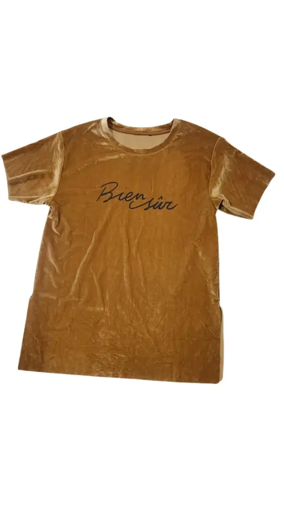 Blusa Zara C  Dorado T L
