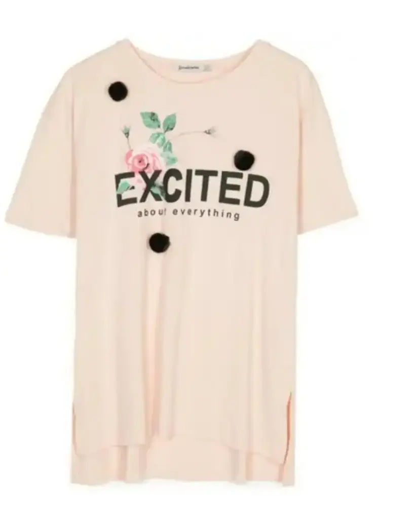 Playera Zara C salmon T XL