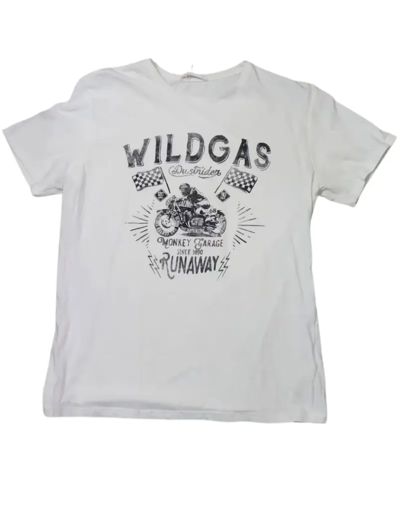 Playera Zara C Blanco wildgas T M