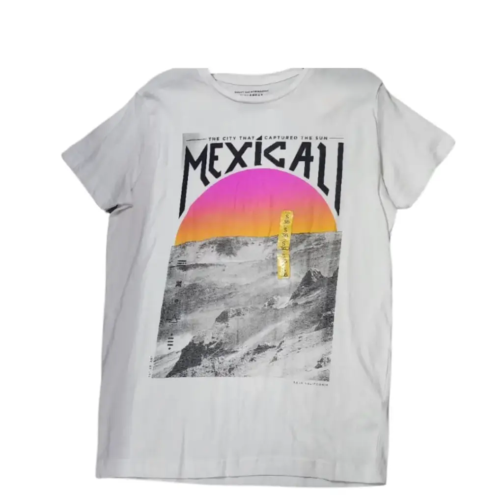 Playera Zara C Blanco T S