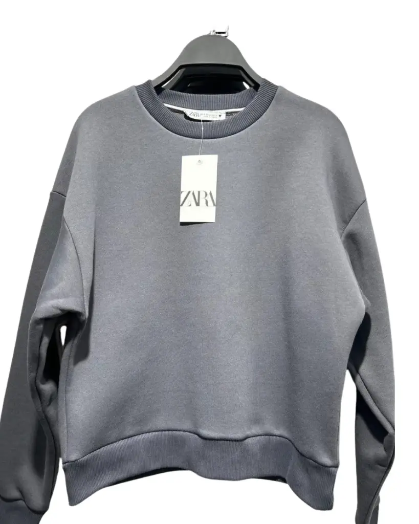 Sudadera Zara C Gris T S