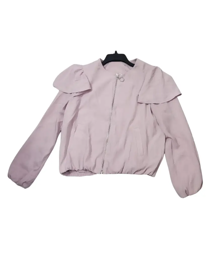 Blusa con cierre Zara C Palo de rosa T M