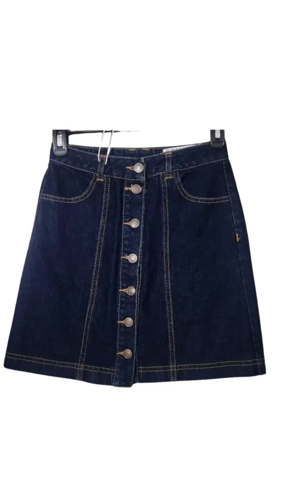 Mini falda  de mezclilla Zara C Azul marino T M