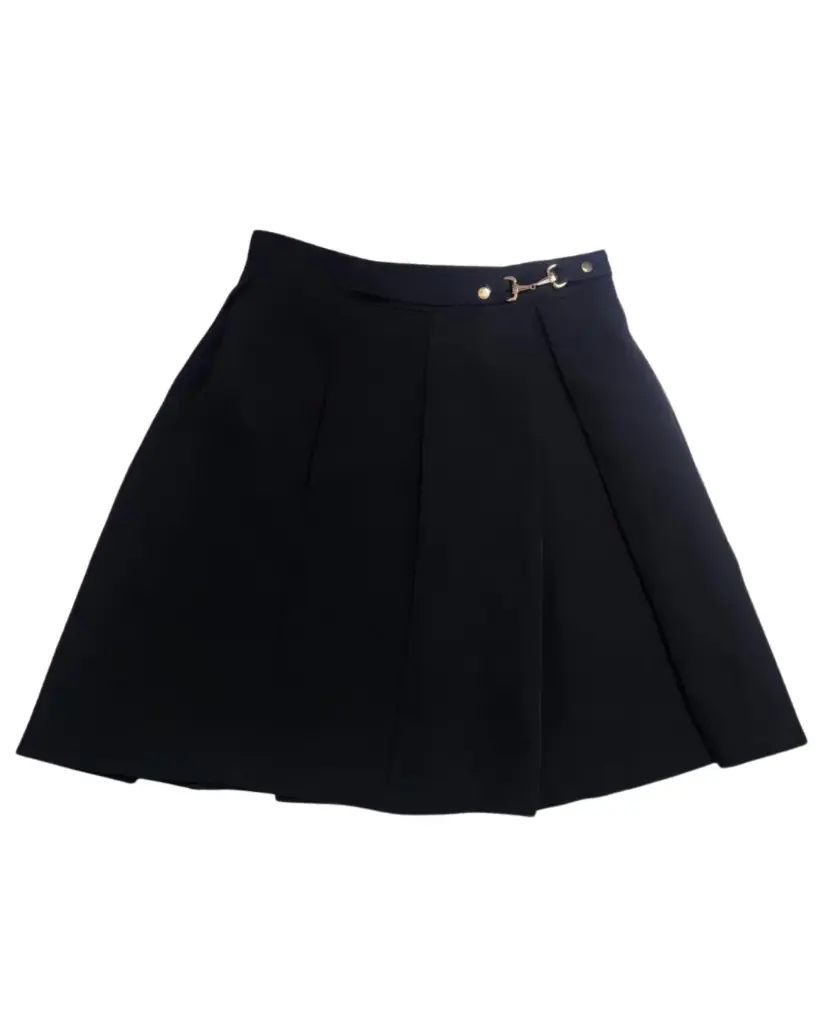 Mini falda Zara C Negro Plisada T S