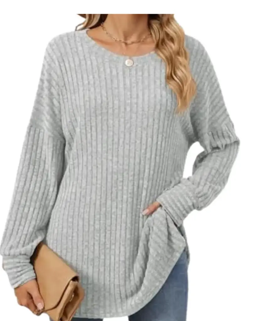 Sueter Zara C Gris T S