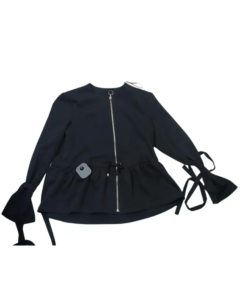 Blusa con cierre Zara C Negro T M