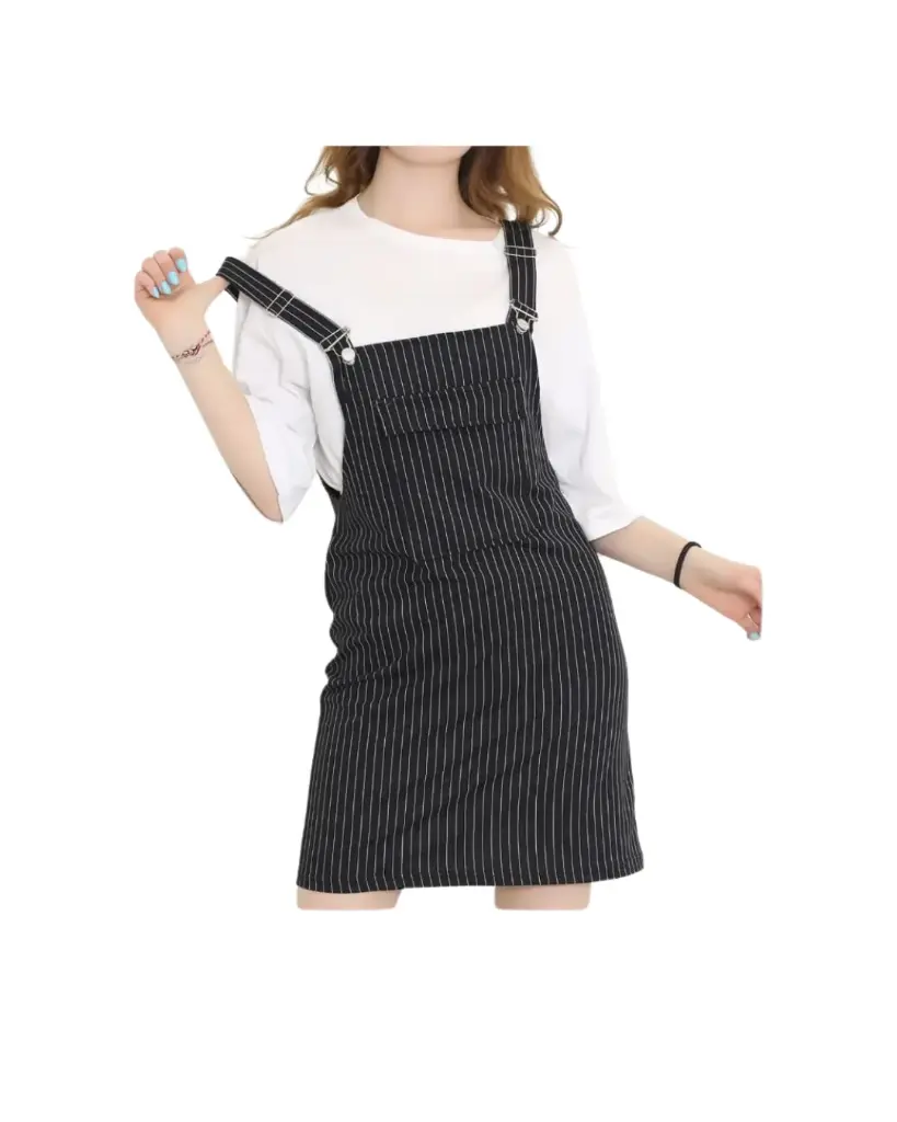 Vestido de tirantes Zara C Negro T M