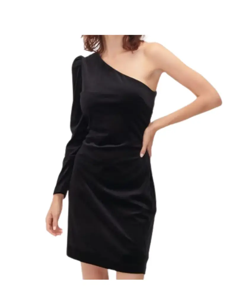 Vestido sin una manga Zara C Nego T M