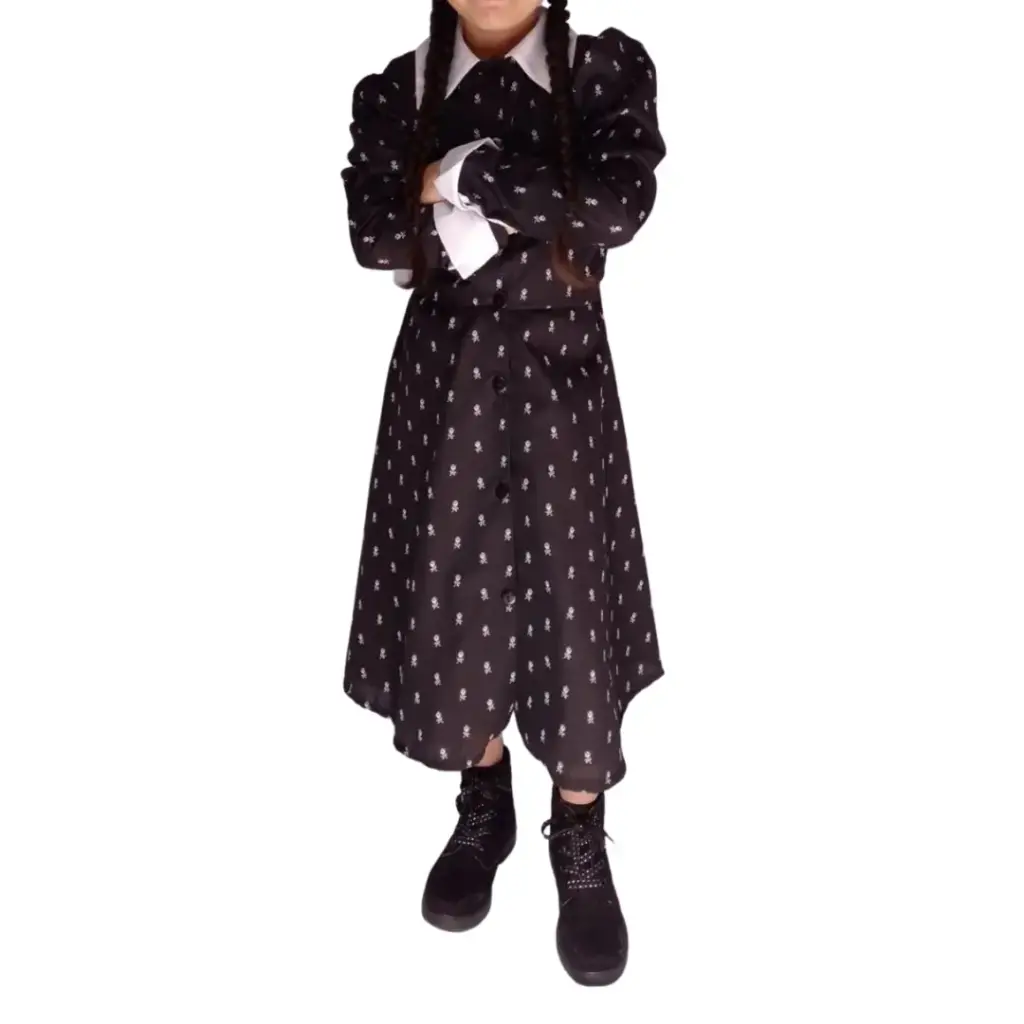Vestido de calaveras