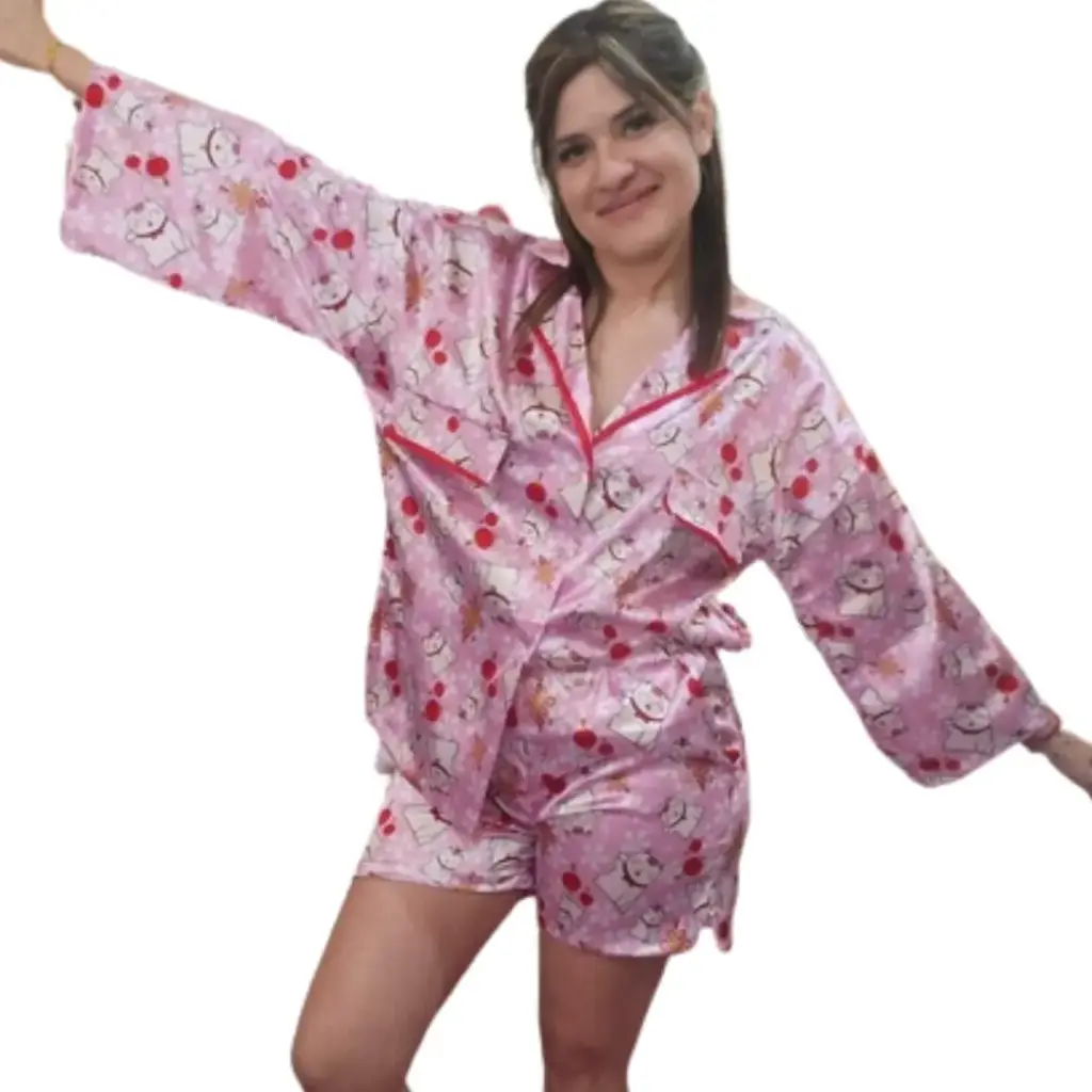 Disfraz Pijama de Santa Short