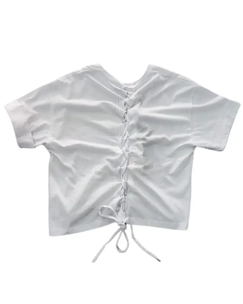 Blusa Zara C  Blanco con agujeta T M
