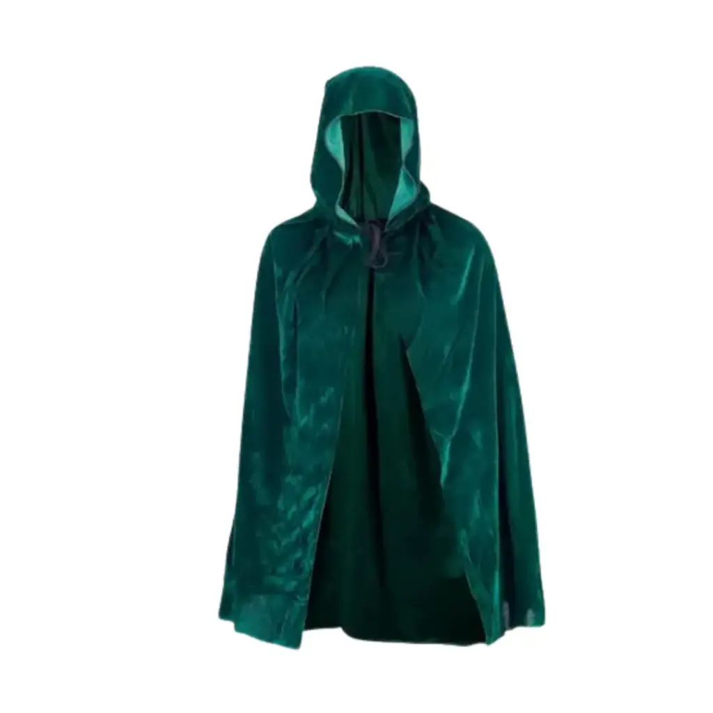 Capa Verde de Terciopelo