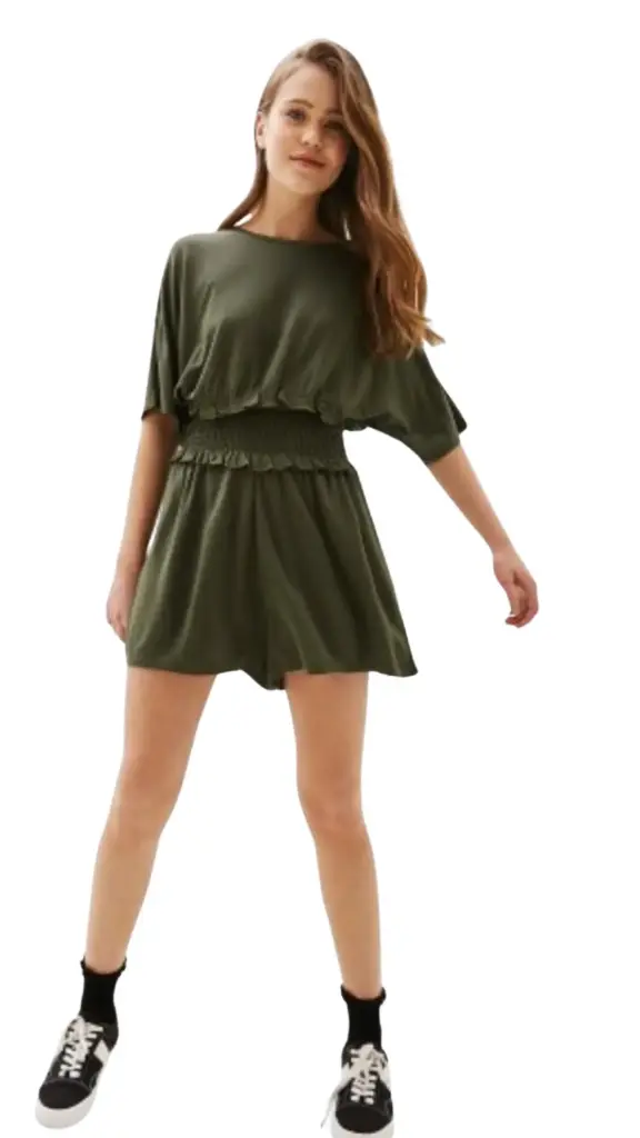 Jomper Zara C Verde militar T L